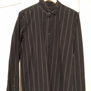 Black and grey striped shirt